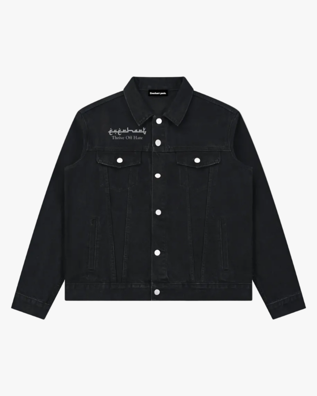 THRIVE OFF HATE DENIM JACKET