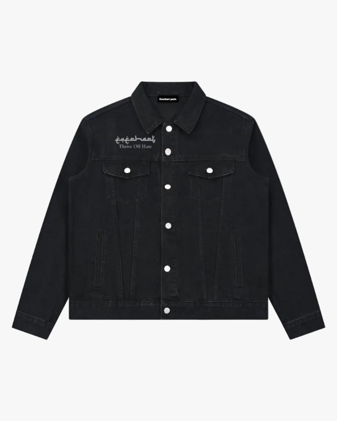 THRIVE OFF HATE DENIM JACKET